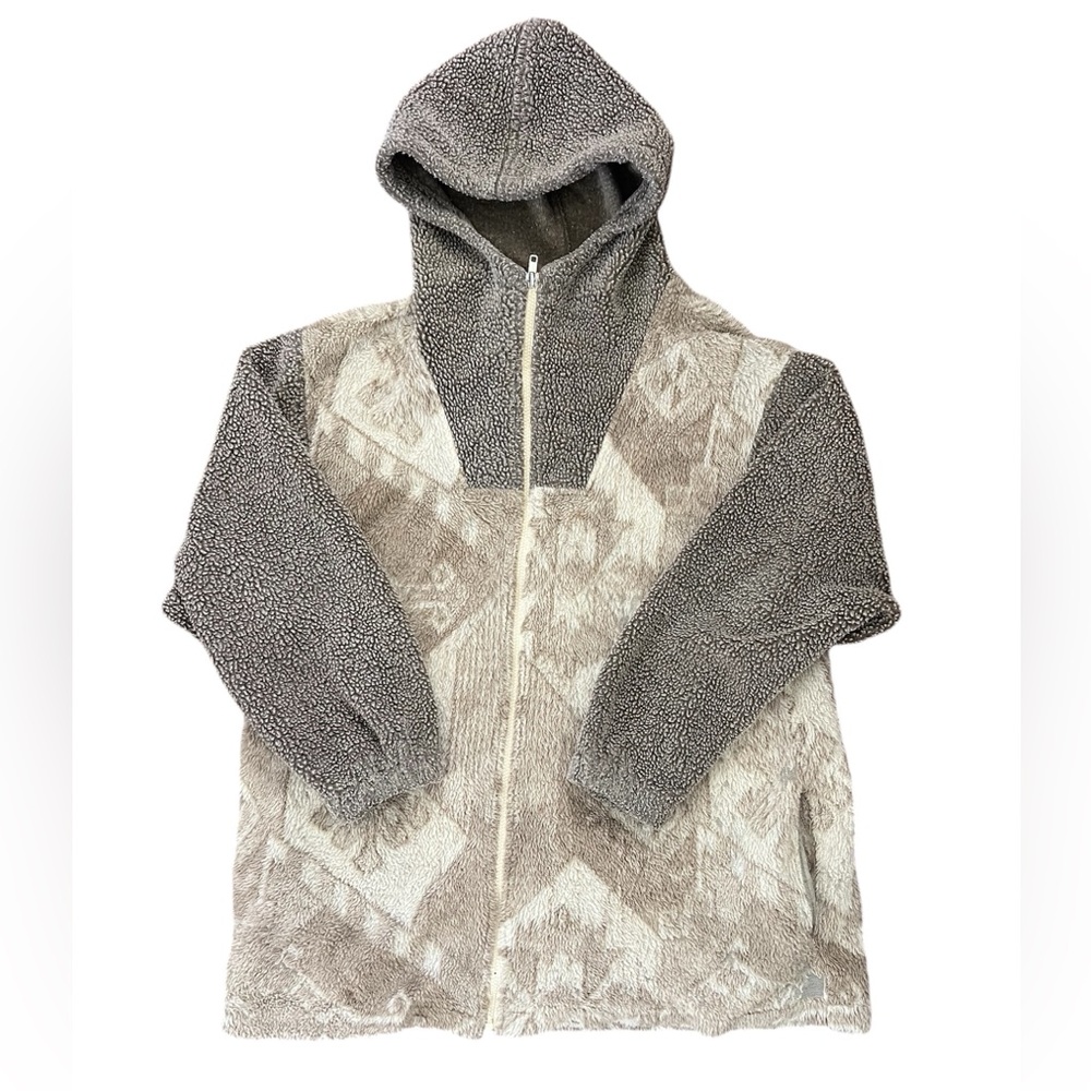 Vintage East West Fleece Jacket Women's M Gray